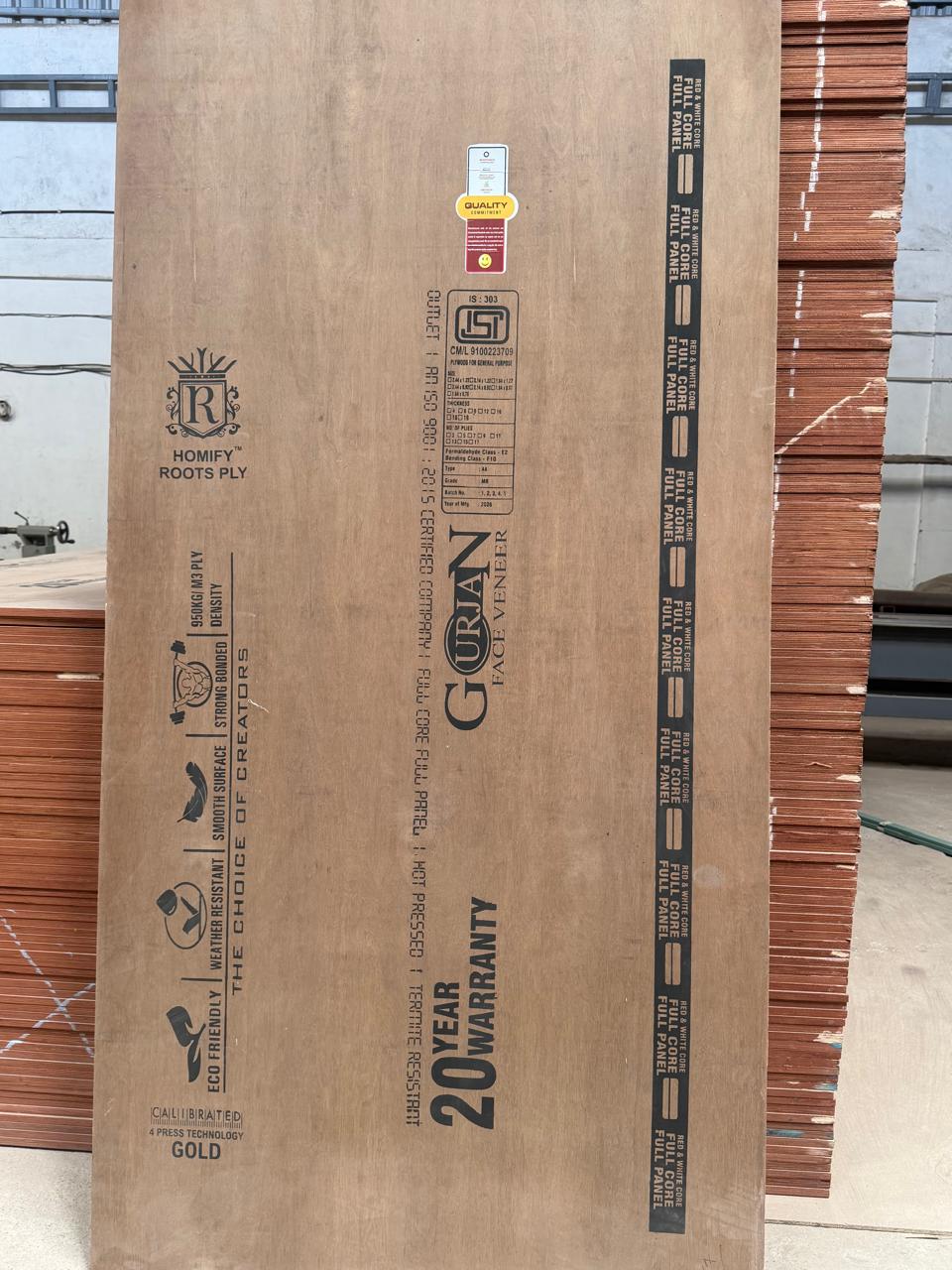 Gold Plywood 20 Year Warranty — Royal Roots